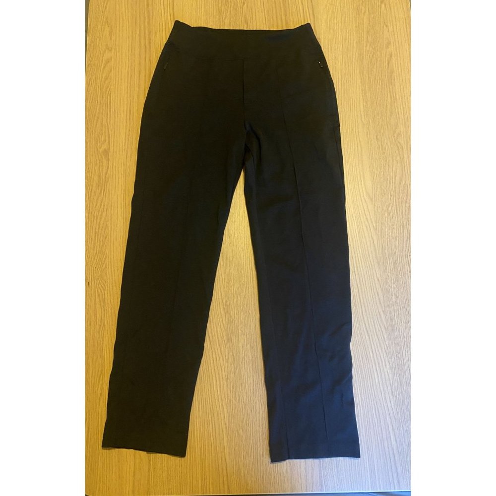 EUC ATHLETA Black Sz 6 Pleated Leggings